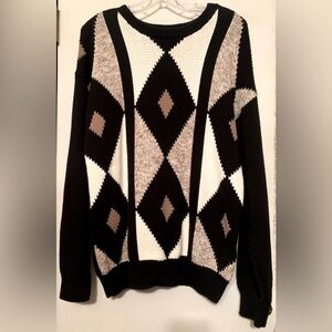 Vintage John Ashford Grandpa Sweater Size Large